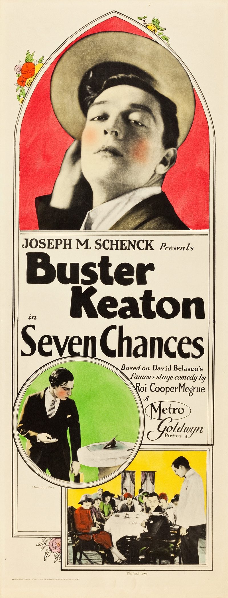 『キートンのセブン・チャンス』(1925) のポスター