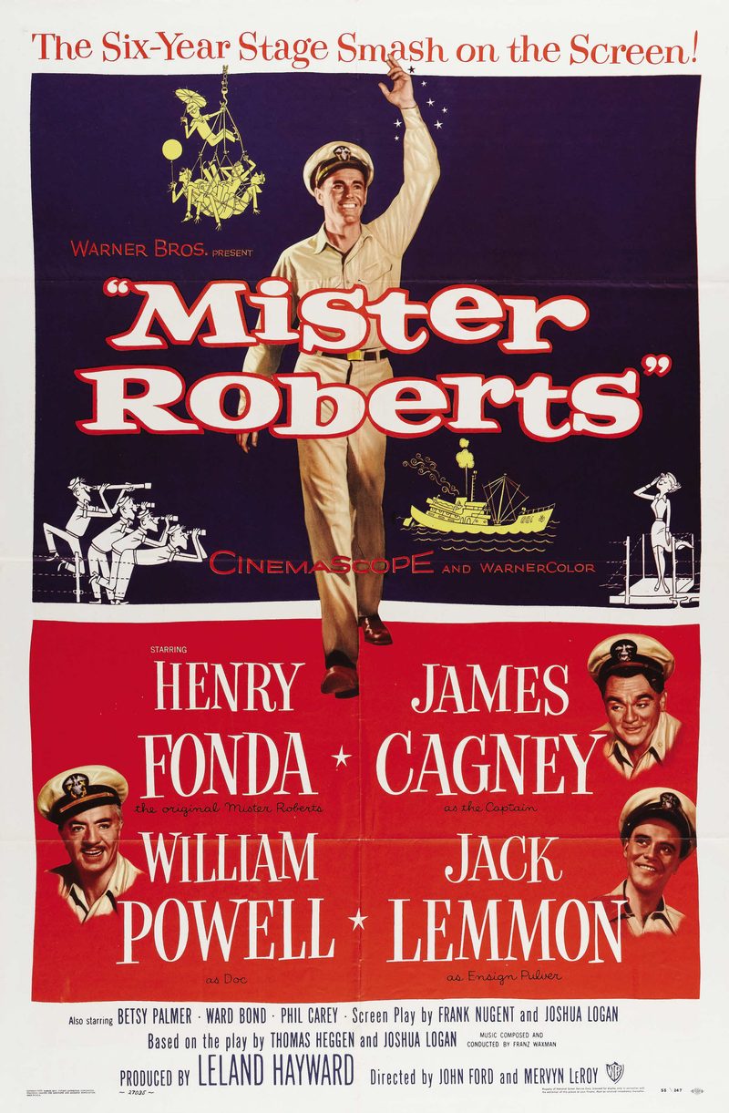 『ミスタア・ロバーツ』(1955) のポスター