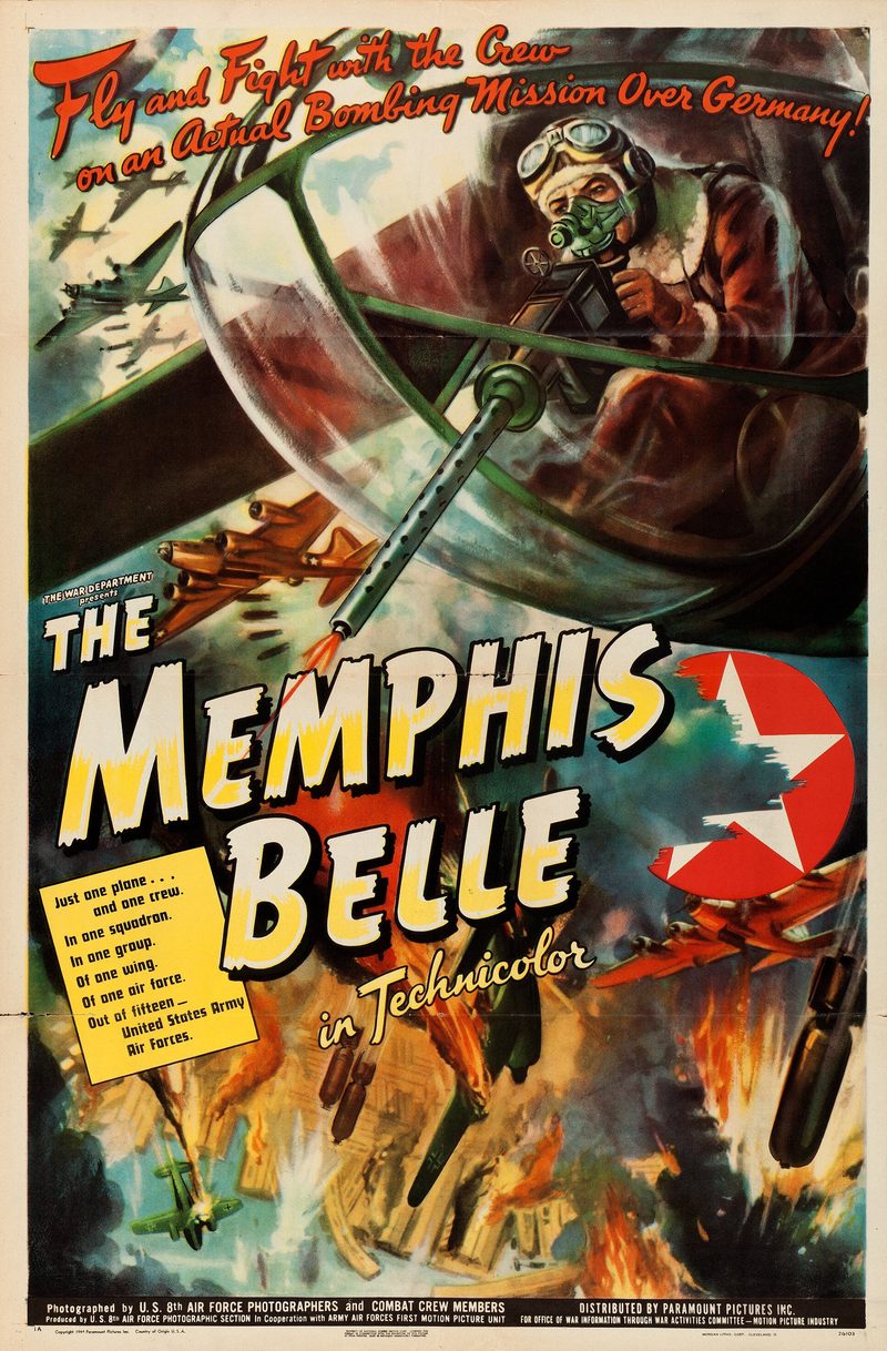 《The Memphis Belle: A Story of a Flying Fortress》(1944) 海报