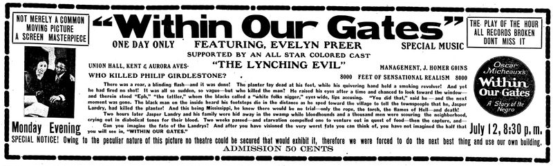 Within Our Gates (1920)