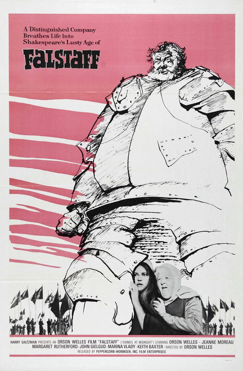 『オーソン・ウェルズのフォルスタッフ』(1965) のポスター