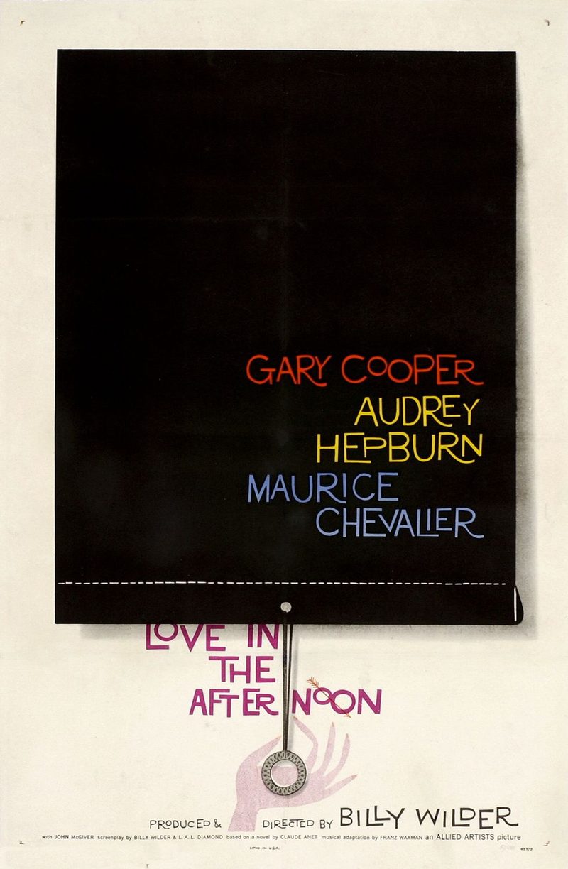 Love in the Afternoon (1957) poster