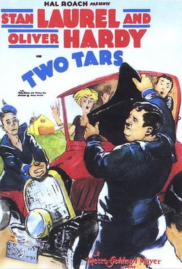 『Two Tars』(1928) のポスター
