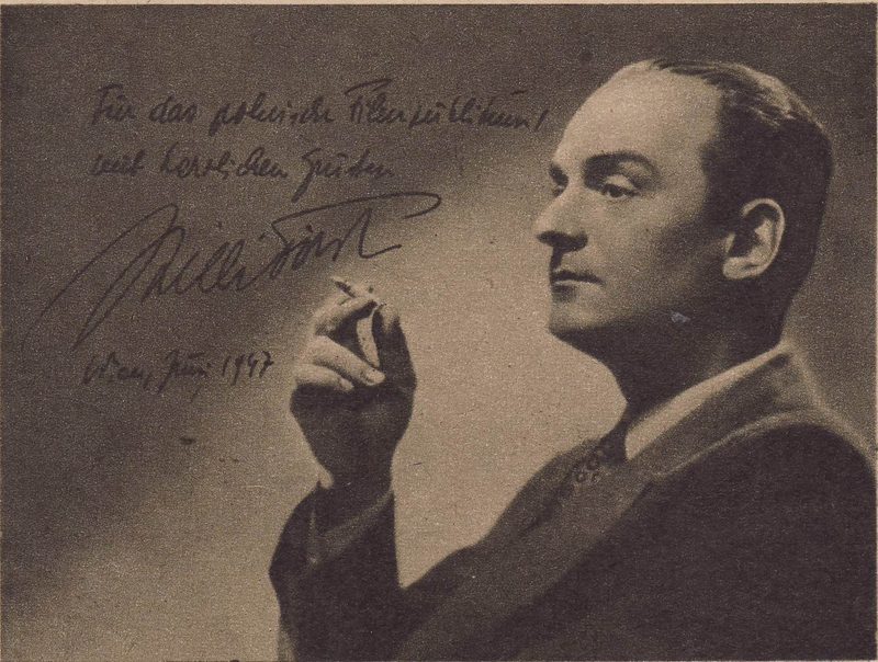 Portrait of Willi Forst